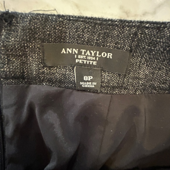 Ann Taylor Charcoal Pencil Skirt - Picture 3 of 3
